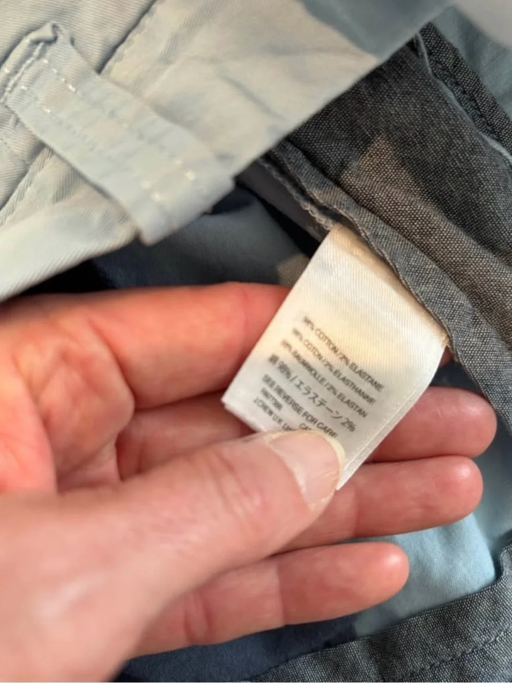 J. Crew Men’s Light Blue Flat Front Chino Shorts